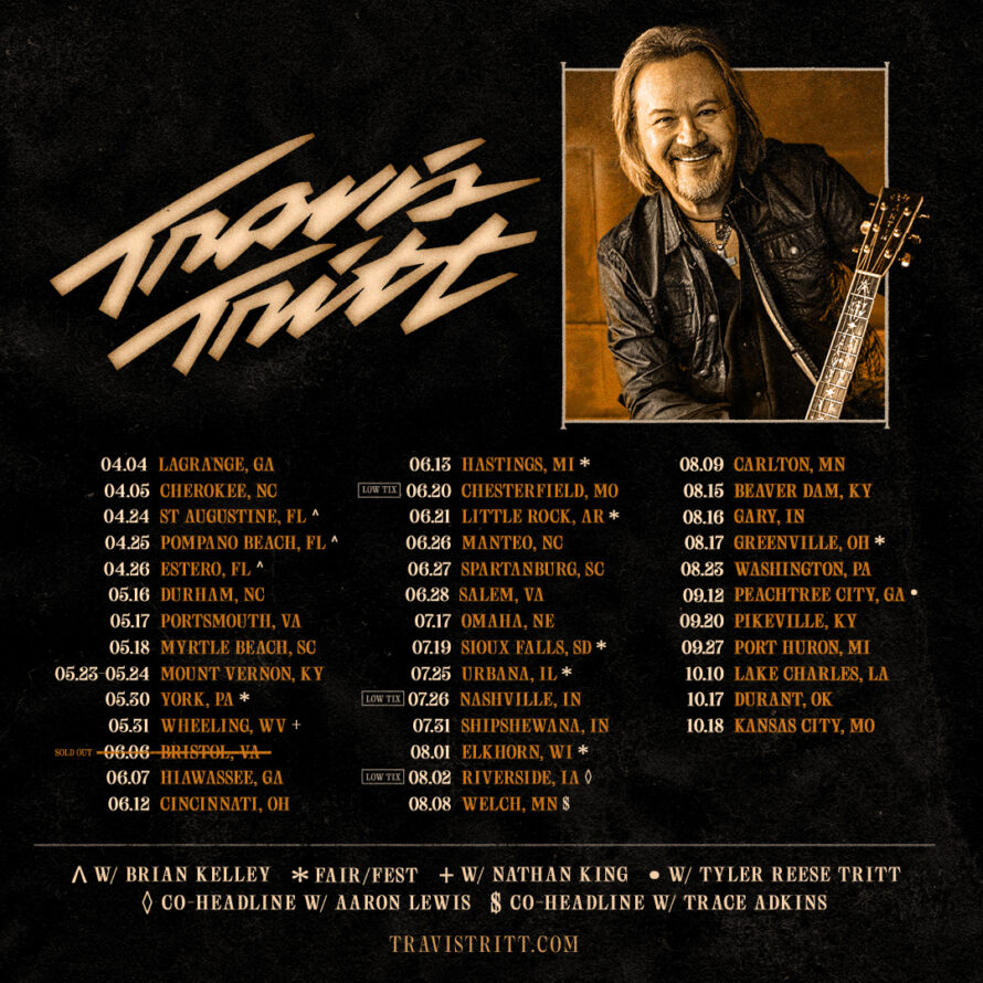 Travis Tritt 2025 Tour Dates