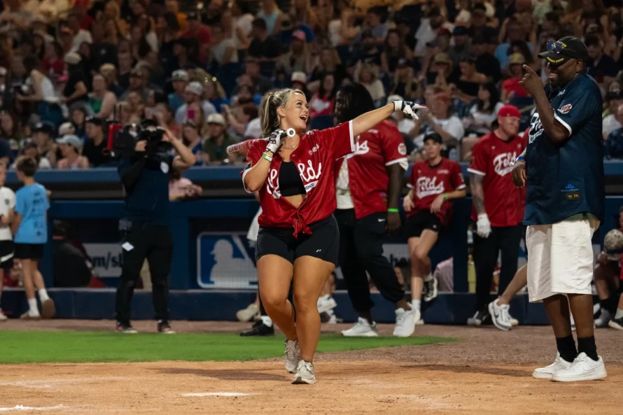 Rock 'N Jock 2025 Celebrity Softball Game at First Horizon Park in Nashville, TN. Photo courtesy of the Nashville Sounds.
