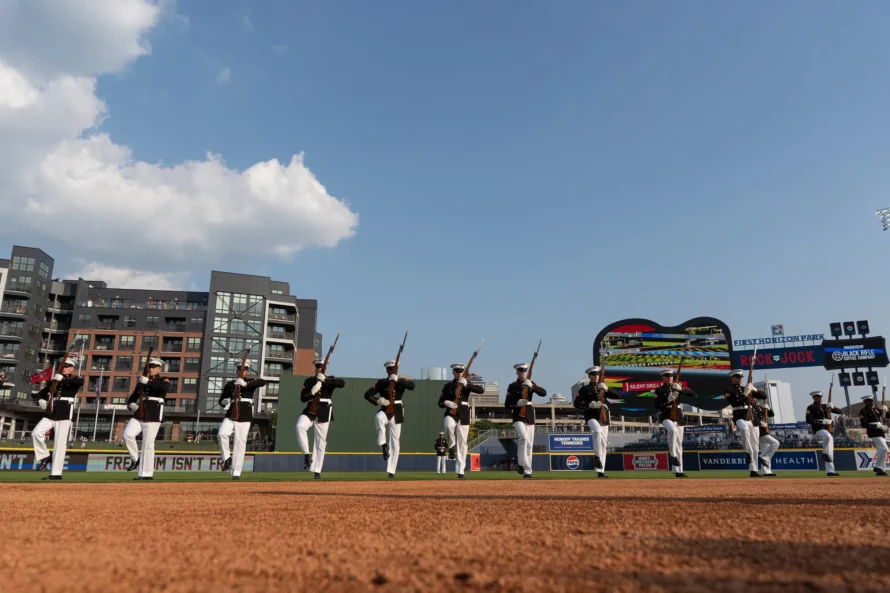 Rock 'N Jock 2025 Celebrity Softball Game at First Horizon Park in Nashville, TN. Photo courtesy of the Nashville Sounds.