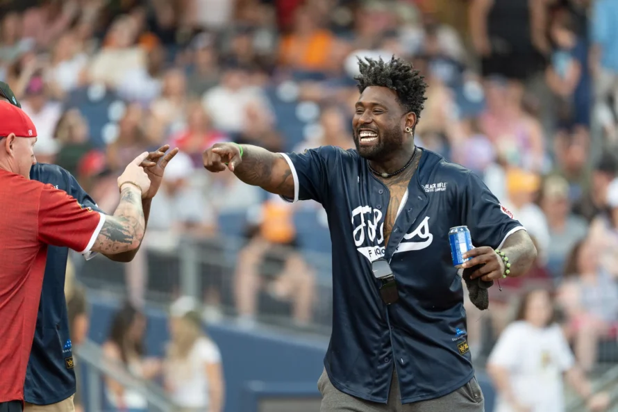 Rock 'N Jock 2025 Celebrity Softball Game at First Horizon Park in Nashville, TN. Photo courtesy of the Nashville Sounds.