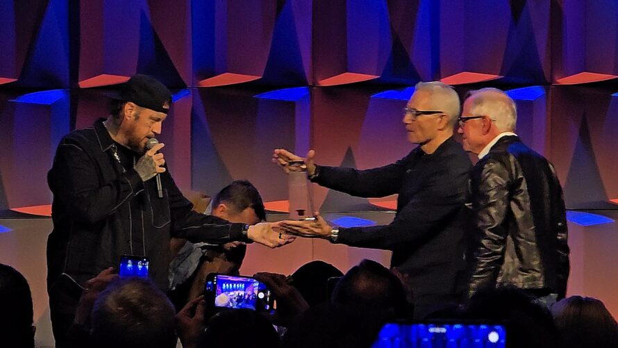 Jelly Roll receives the Humanitarian Award at CRS 2026 in Nashville